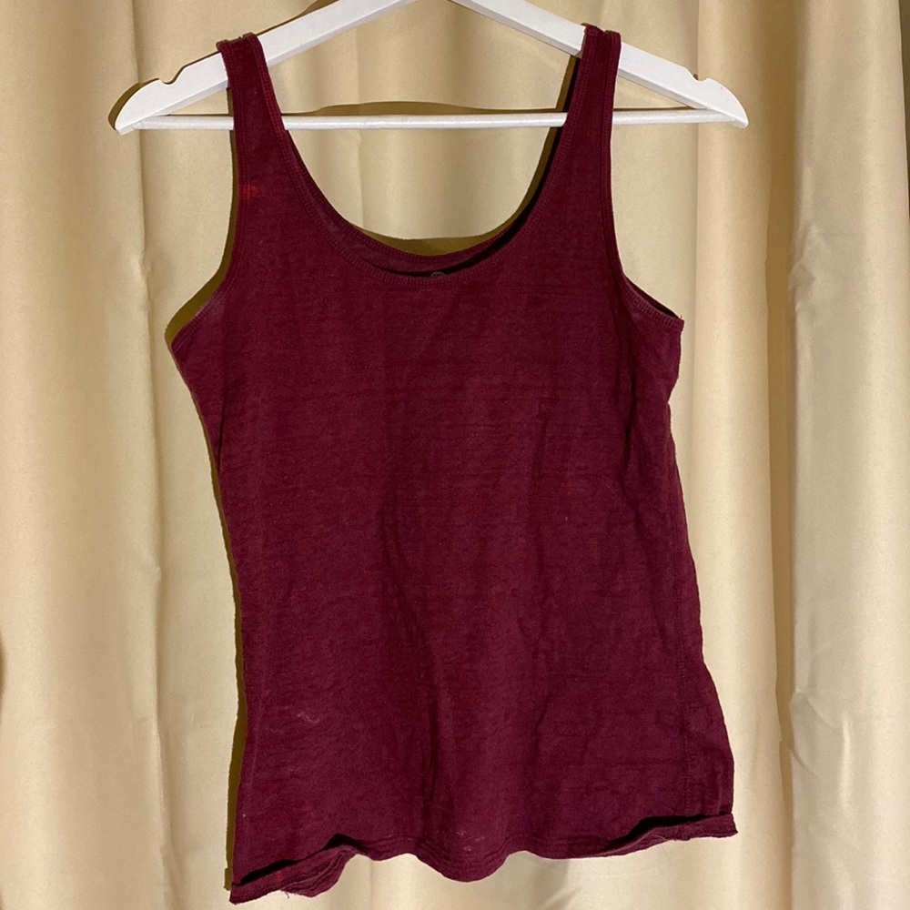 Red Burgundy Perfect Tank Top